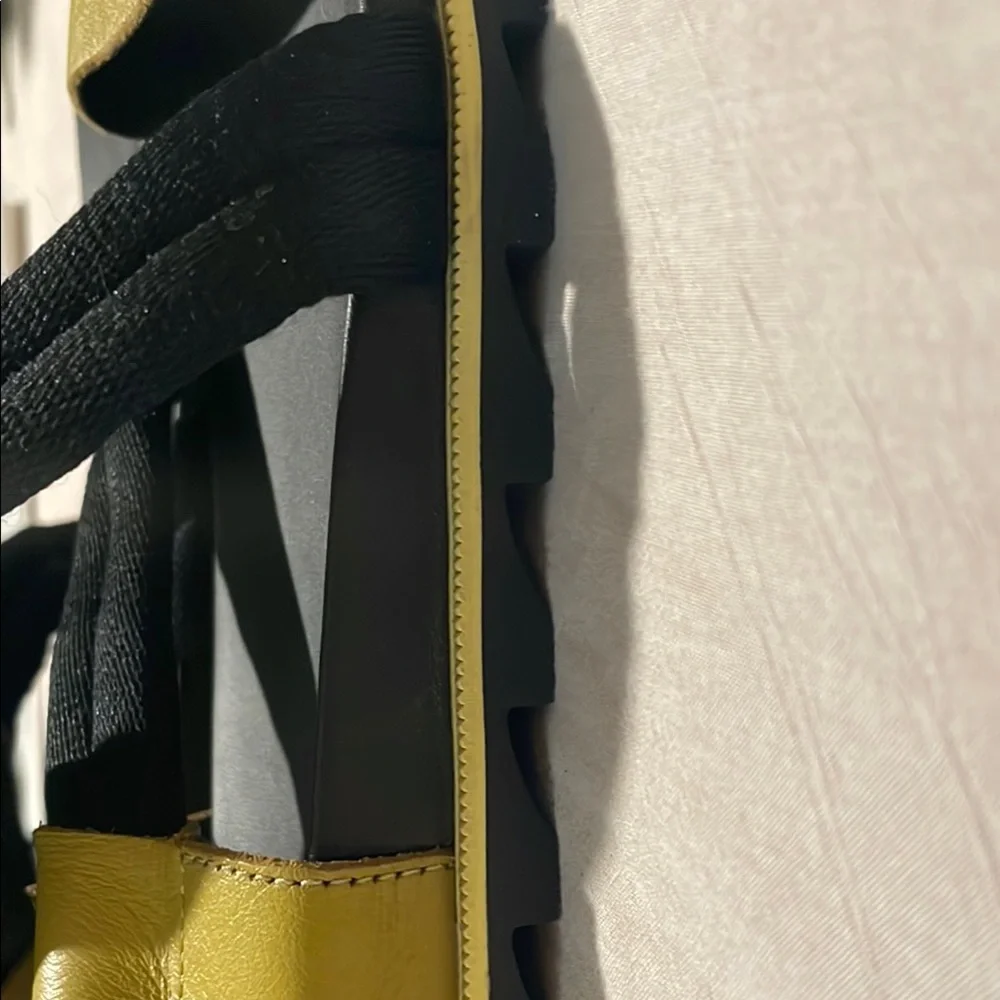 Sorel Yellow and Black Adventure Sandals - Picture 7 of 7